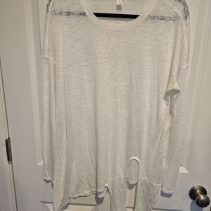 lululemon athletica Cream Long Sleeve Top
